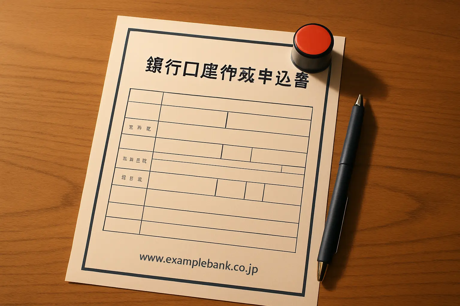 法人口座開設用向けホームページ制作のイメージ